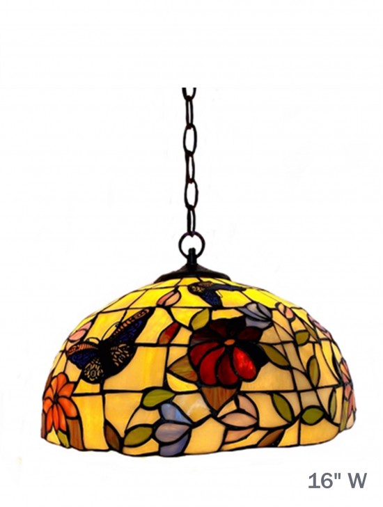 Butterfly Tiffany Hanging Lamp